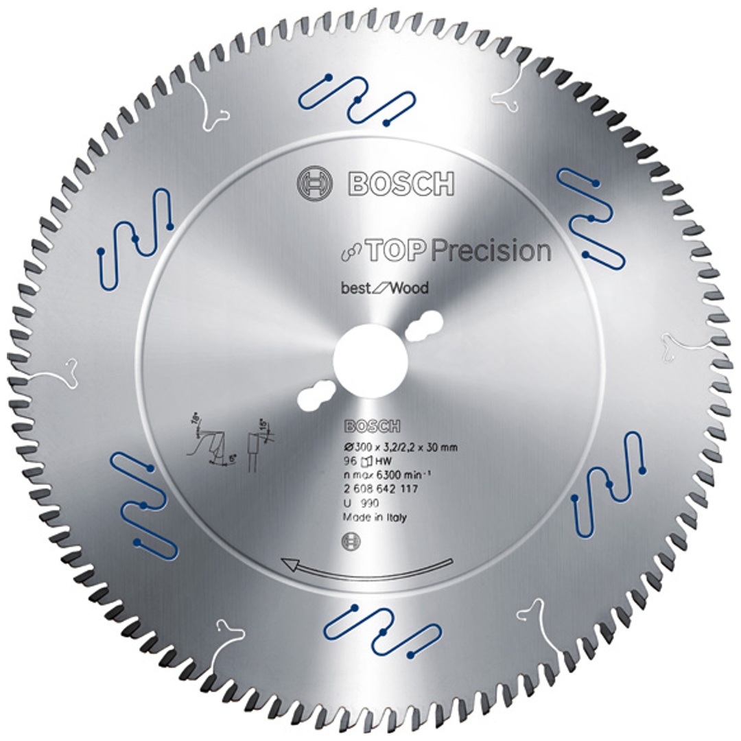 Bosch Kreissägeblatt Top Precision Best for Wood, 500 x 30 x 4,4 mm, 60