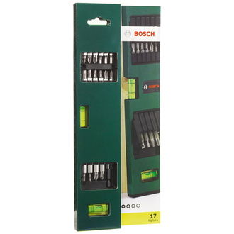 Bosch Schraubendreher und Wasserwaagen-Set, 17-tlg.