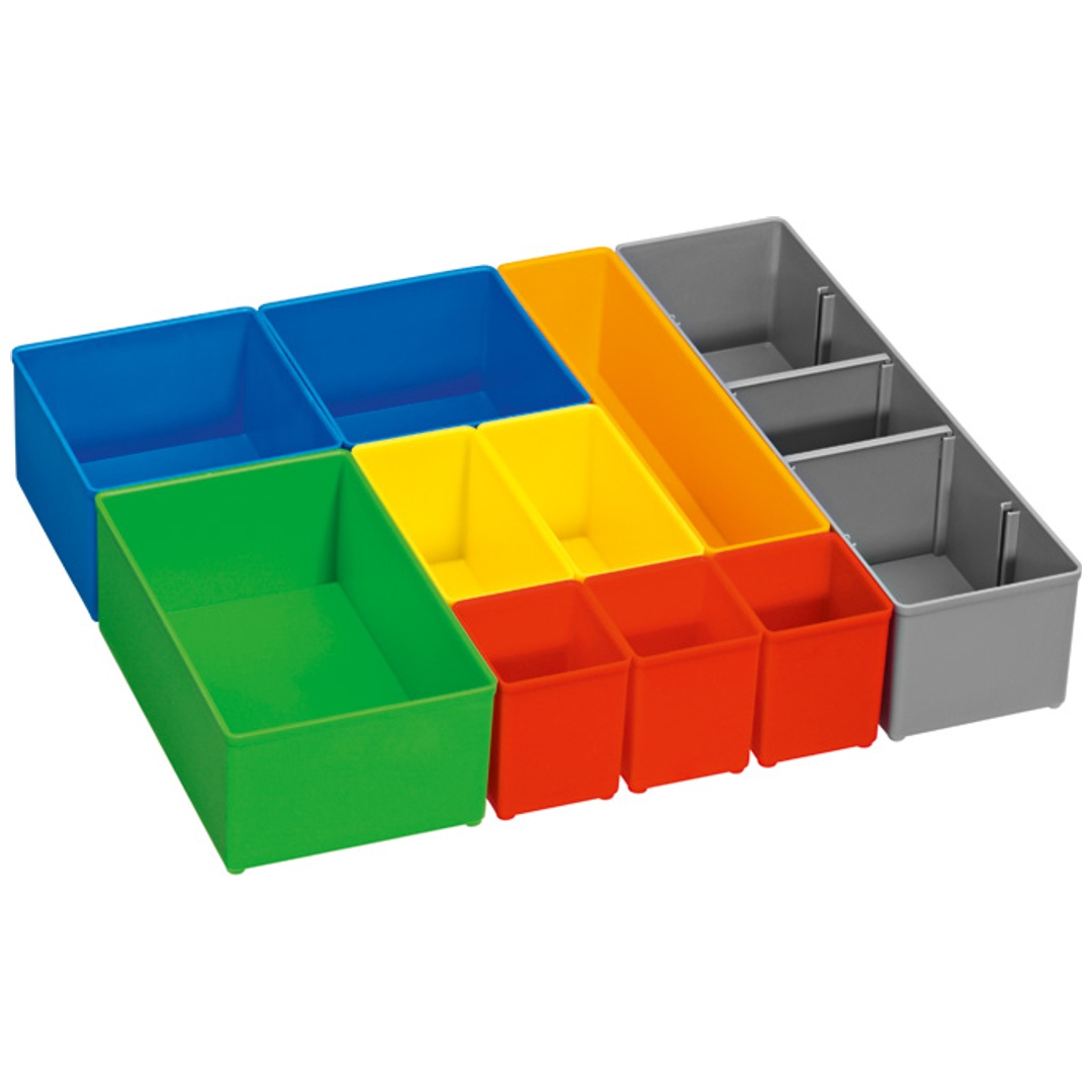 Bosch Boxen für Kleinteileaufbewahrung i-BOXX 72 inset box set, 10-tlg.