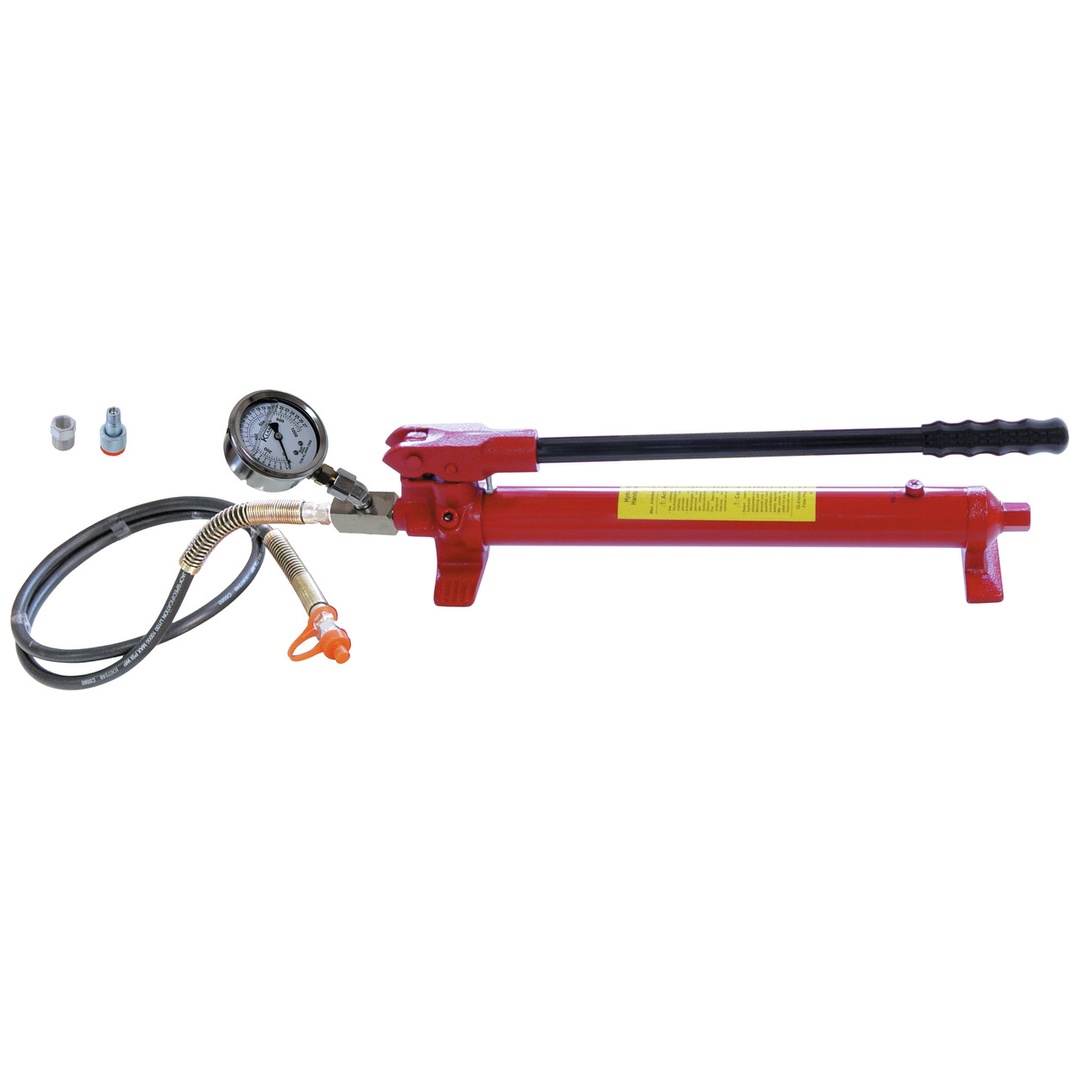 Gedore Hydraulik-Handpumpe mit Manometer, 17 t