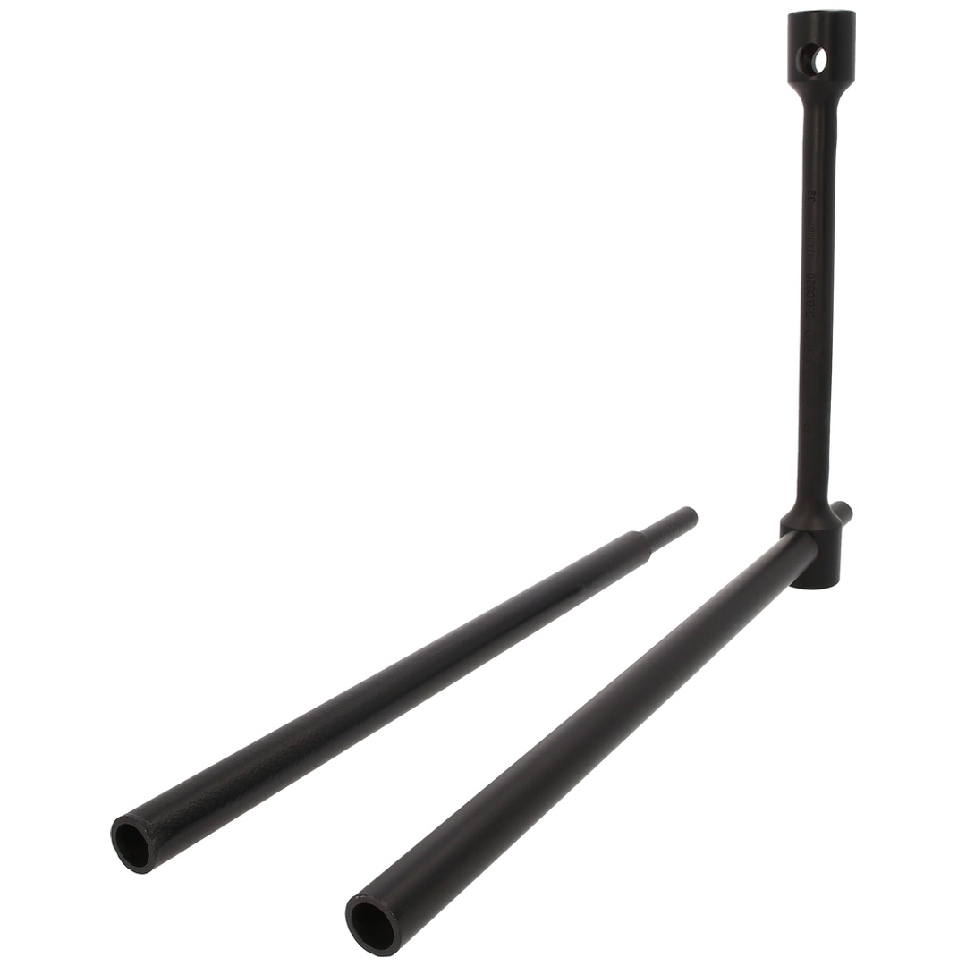 KS Tools Verlängerbarer LKW-Radmutternschlüssel, 3-tlg, 30 x 32 mm