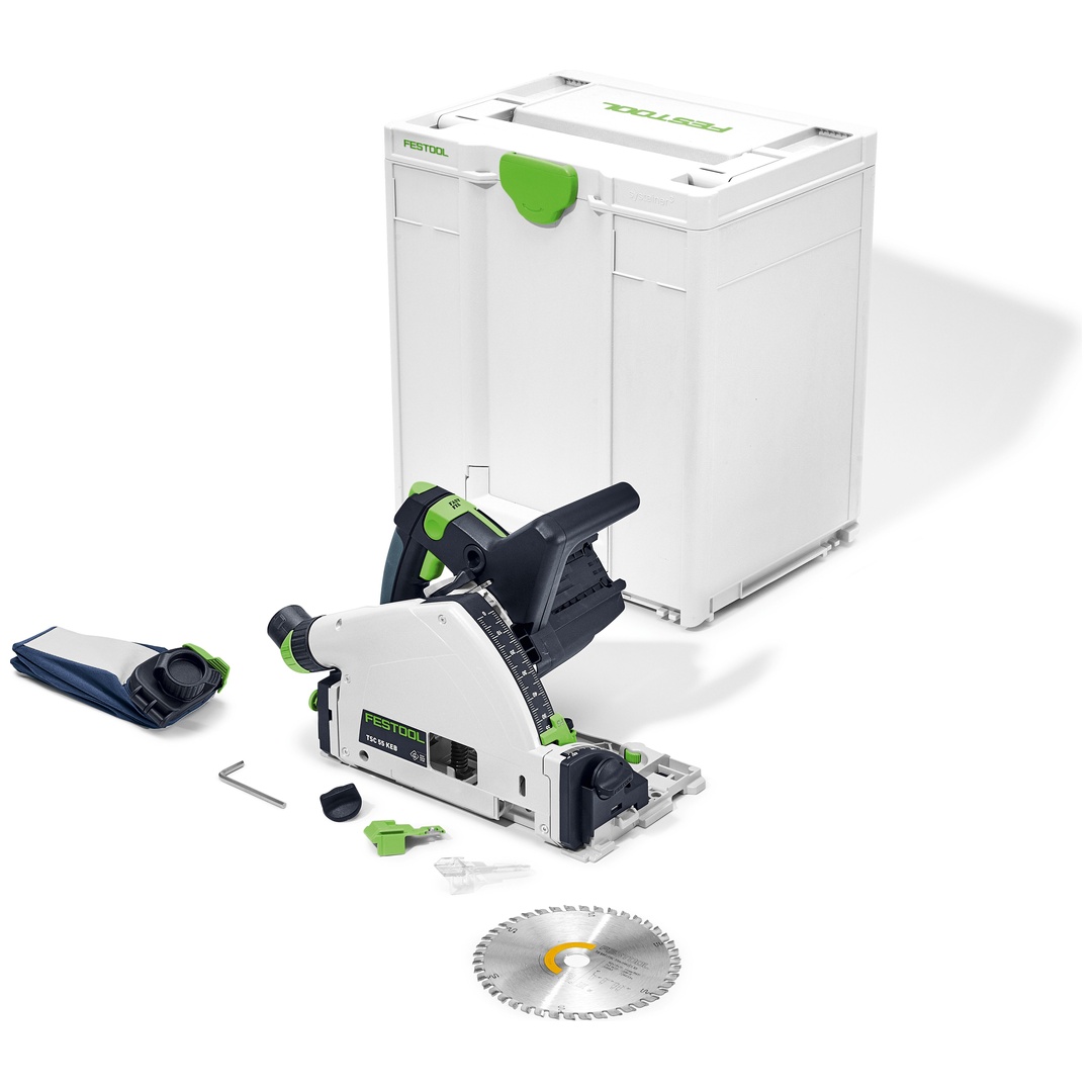 Festool Akku-Tauchsäge TSC 55 KEB-Basic, incl. Zubehör, Systainer