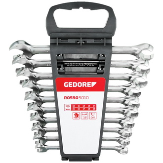 Gedore Ringratschenmaulschlüssel offen 10-19 mm 10-tlg.