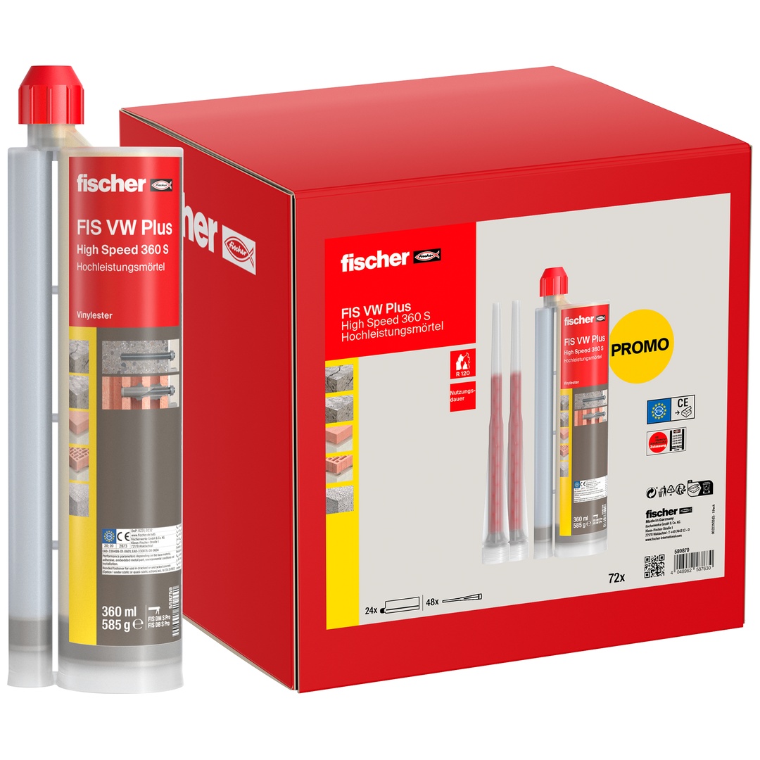 Fischer Hochleistungsmörtel FIS VW Plus 360 S UMK (24)