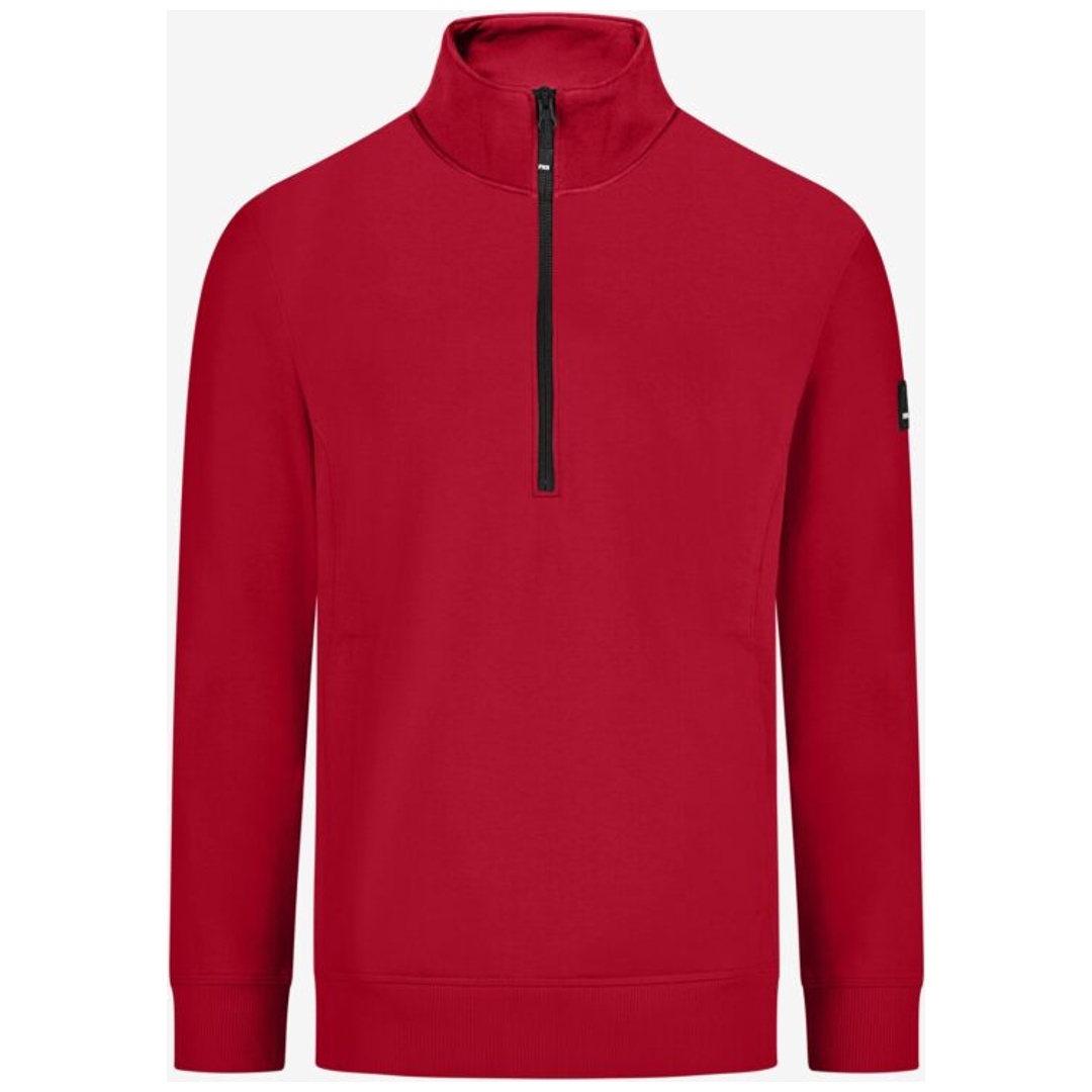 FHB Zip-Sweatshirt KALLE 821150 unisex Gr. M rot