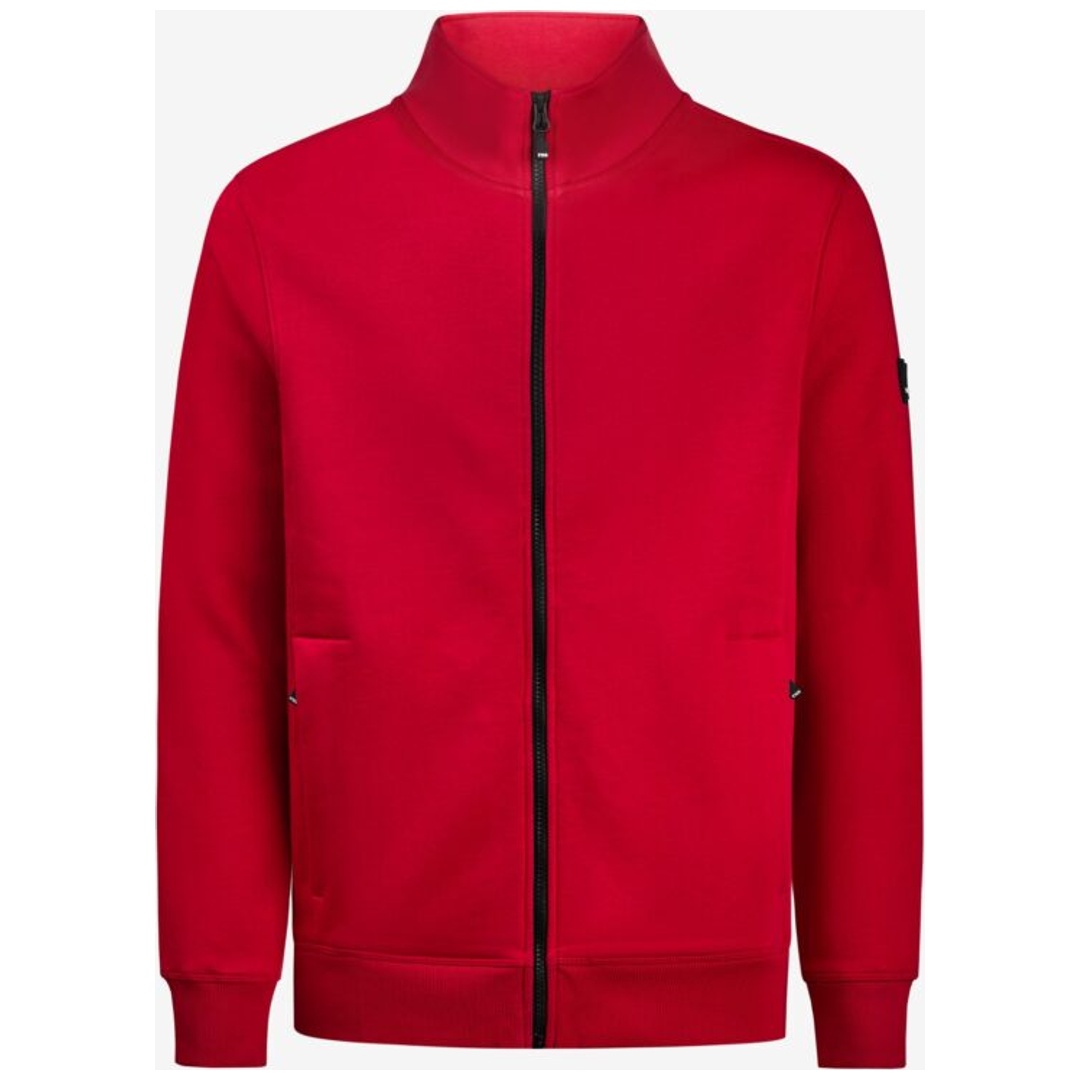 FHB Sweatjacke EUGEN 820135 unisex Gr. 4XL rot
