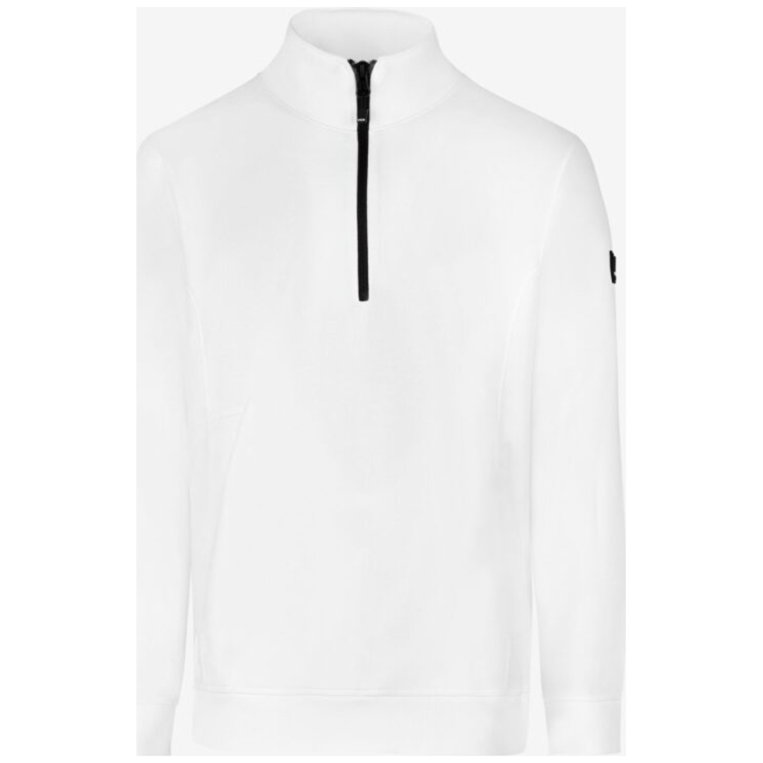 FHB Zip-Sweatshirt KALLE 821150 unisex Gr. 4XL weiß