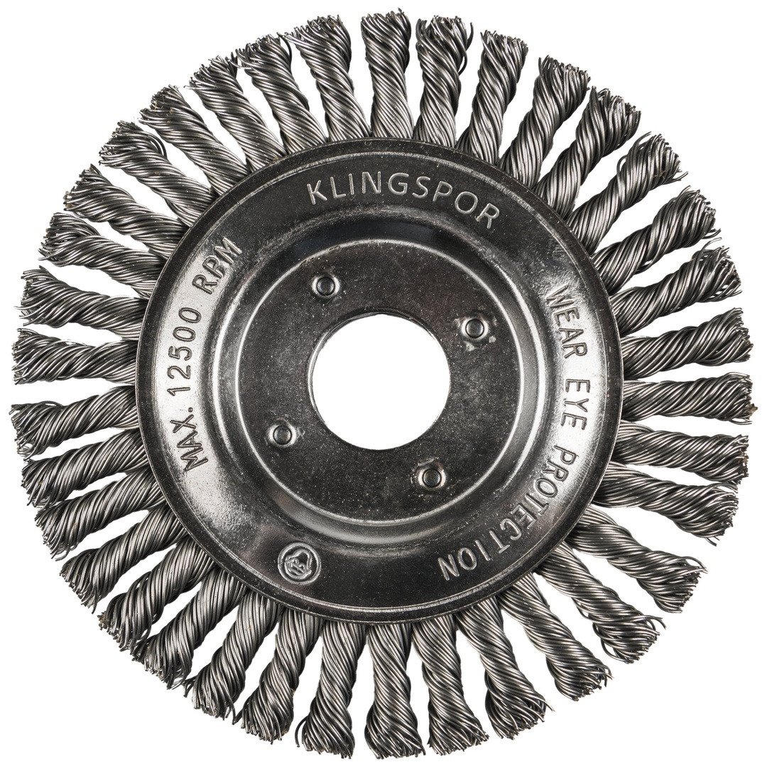 Klingspor BRP 600 Z Pipelinebürste gez. einreihig Anzahl Reihen 1, 178 x 6 x 22,23 mm 0,5 Stahl