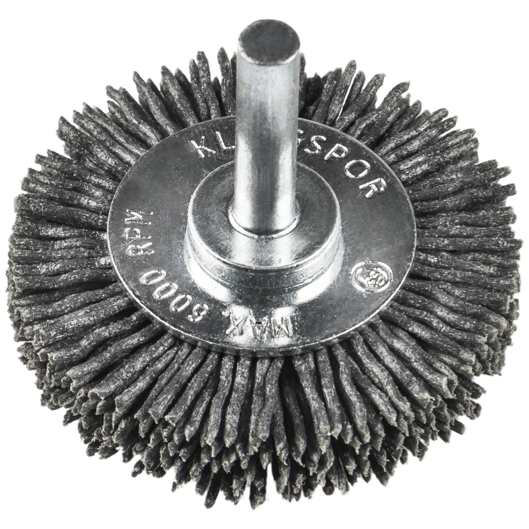 Klingspor BRS 600 P Schaftrundbürste 600 P, 70 x 12 x 6 mm Polyamid SIC Korn 320