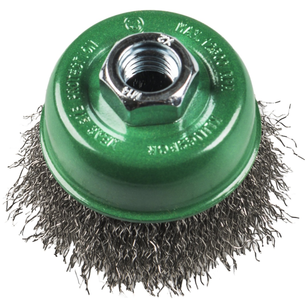 Klingspor BT 600 W Topfbürste, 65 mm Gewinde M 14 0,3 Edelstahl