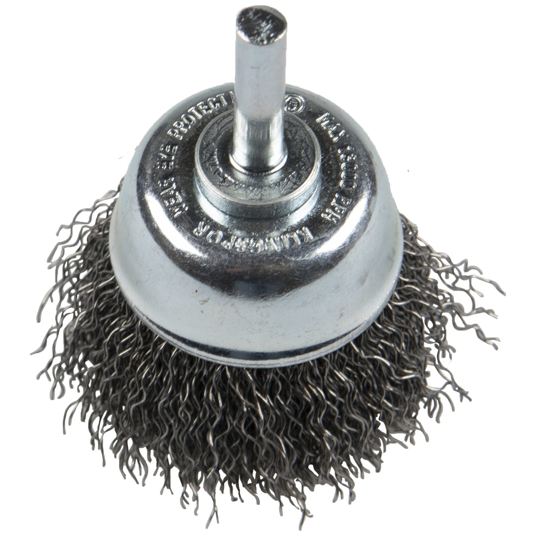 Klingspor BTS 600 W Topfbürste mit Schaft, 50 x 6 mm 0,3 Stahl
