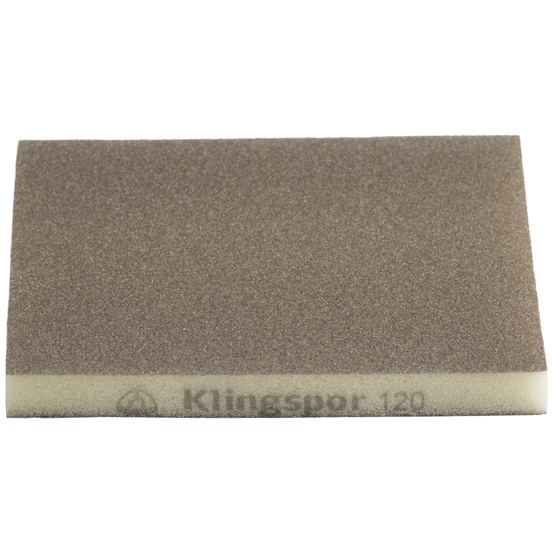 Klingspor SW 501 Schleifschwämme, Korund Korn 120 96 x 123 x 12,5 mm