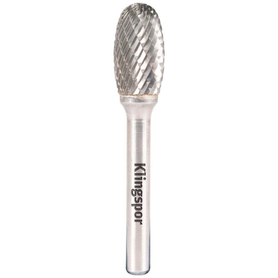 Klingspor HF 100 E Hartmetallfräser, 12,7 x 22 x 6 mm Kreuzverzahnung