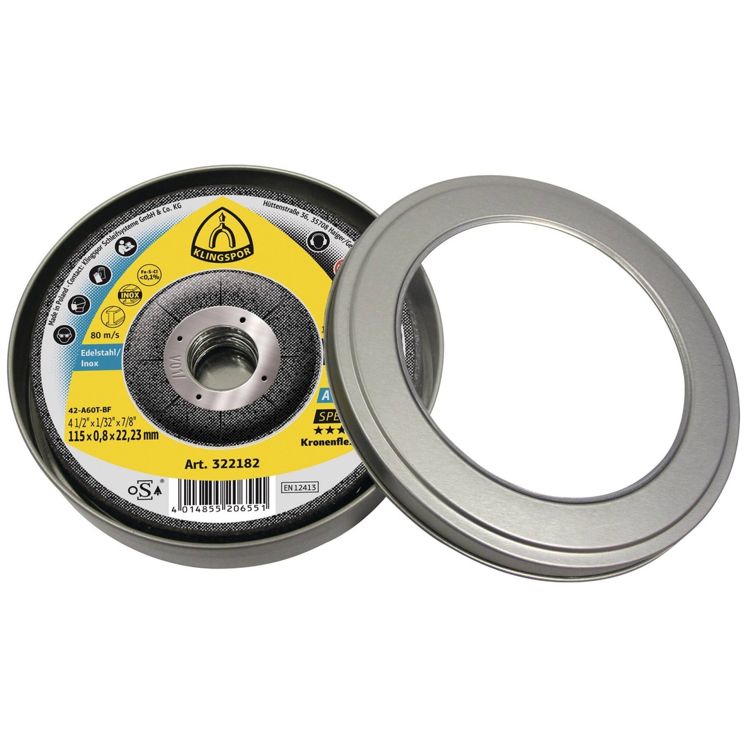 Klingspor A 980 TZ Trennscheiben, 125 x 0,8 x 22,23 mm gekröpft