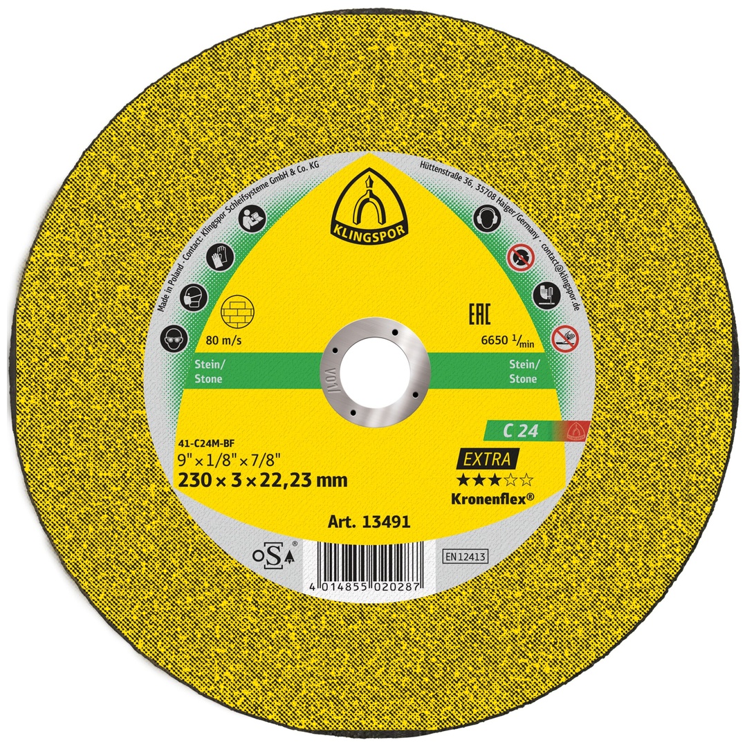Klingspor C 24 EX Trennscheiben, 230 x 3 x 22,23 mm gerade