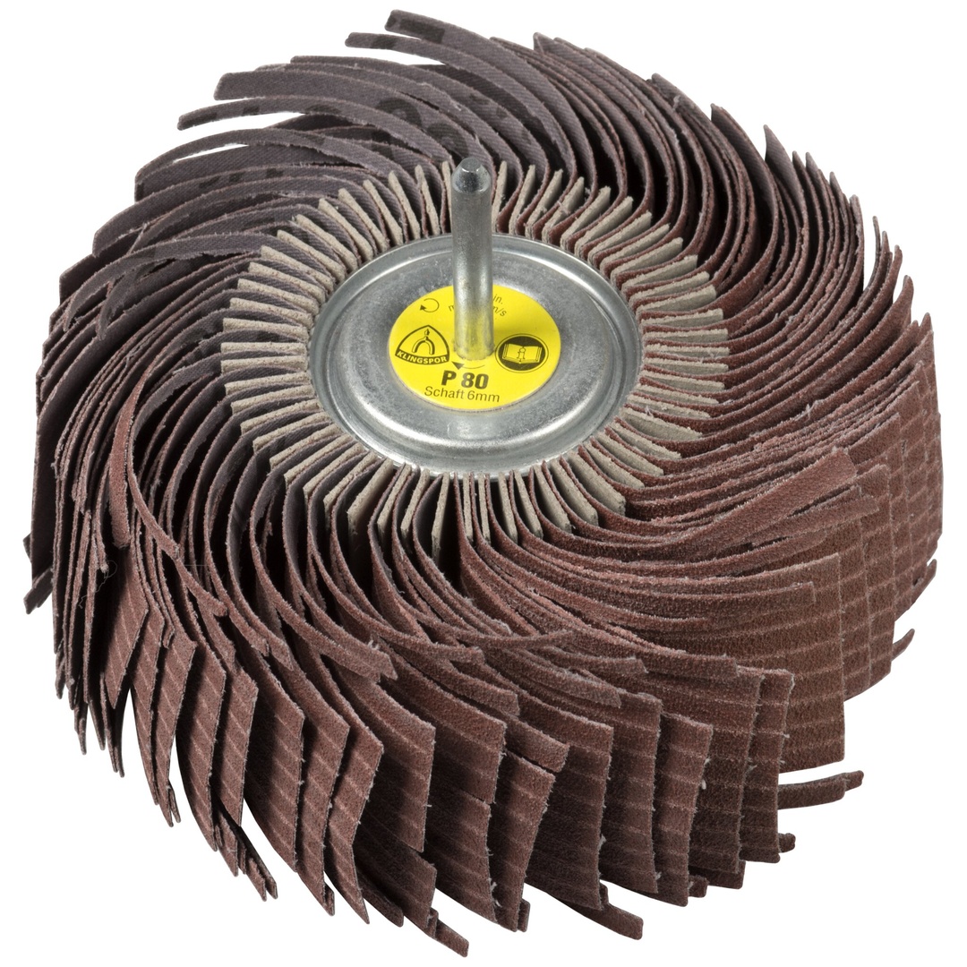 Klingspor MM 630 Schleifmopräder LS 309 JF, 180 x 25 x 6 mm Korn 180