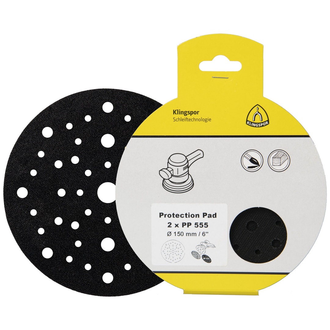 Klingspor Protection pad PP 555, 125 mm, SB-verpackt im Reiter