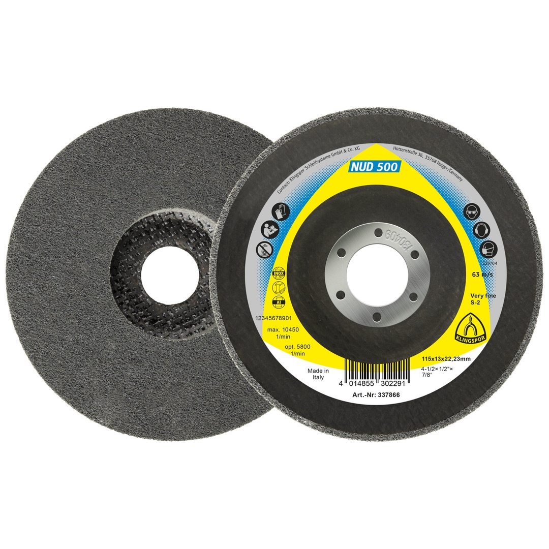 Klingspor NUD 500 Kompaktscheiben, 125 x 13 x 22,23 mm Very Fine Siliziumkarbid