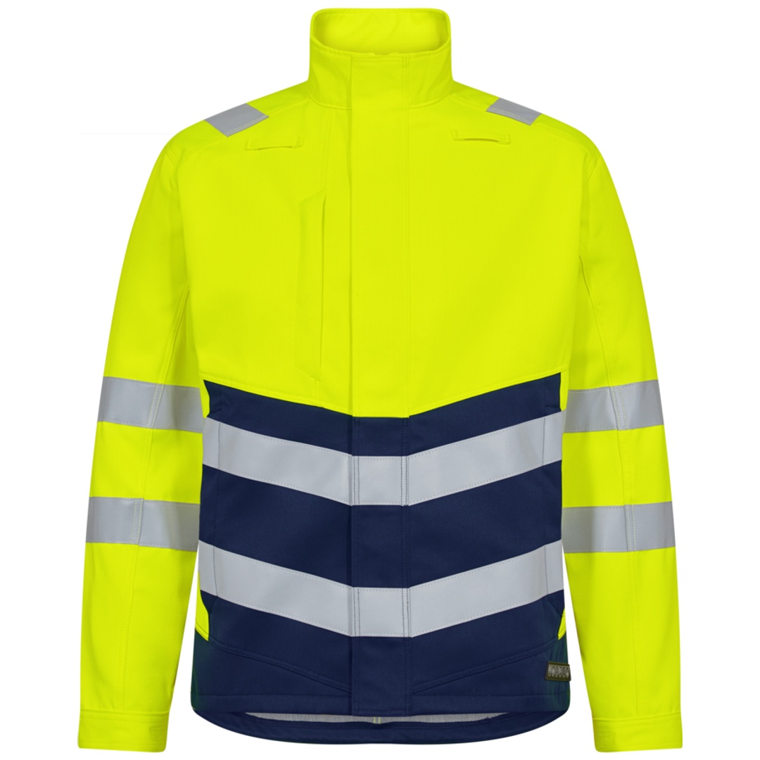 Engel Safety+ Arbeitsjacke 1321-188 Gr. L gelb/blue ink