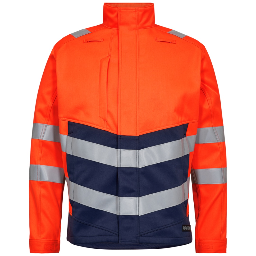 Engel Safety+ Arbeitsjacke 1321-188 Gr. XS orange/blue ink