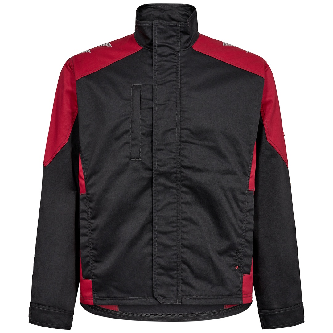ENGEL Safety Arbeitsjacke mit 2-Wege-Stretch 1809-255 Gr. L anthrazit grau/tomato red