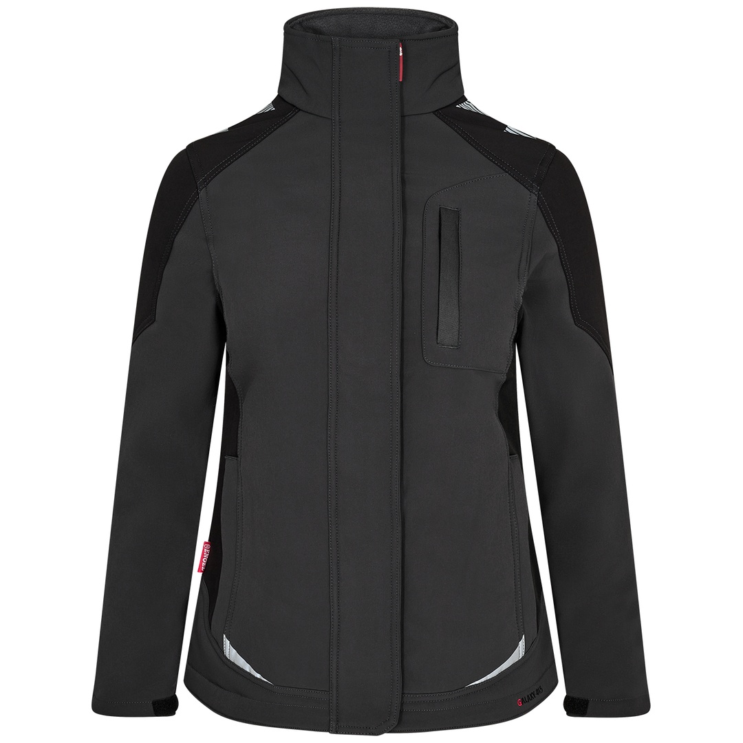Engel Galaxy Damen-Softshell-Jacke 8815-229 Gr. L Anthrazitgrau/Schwarz