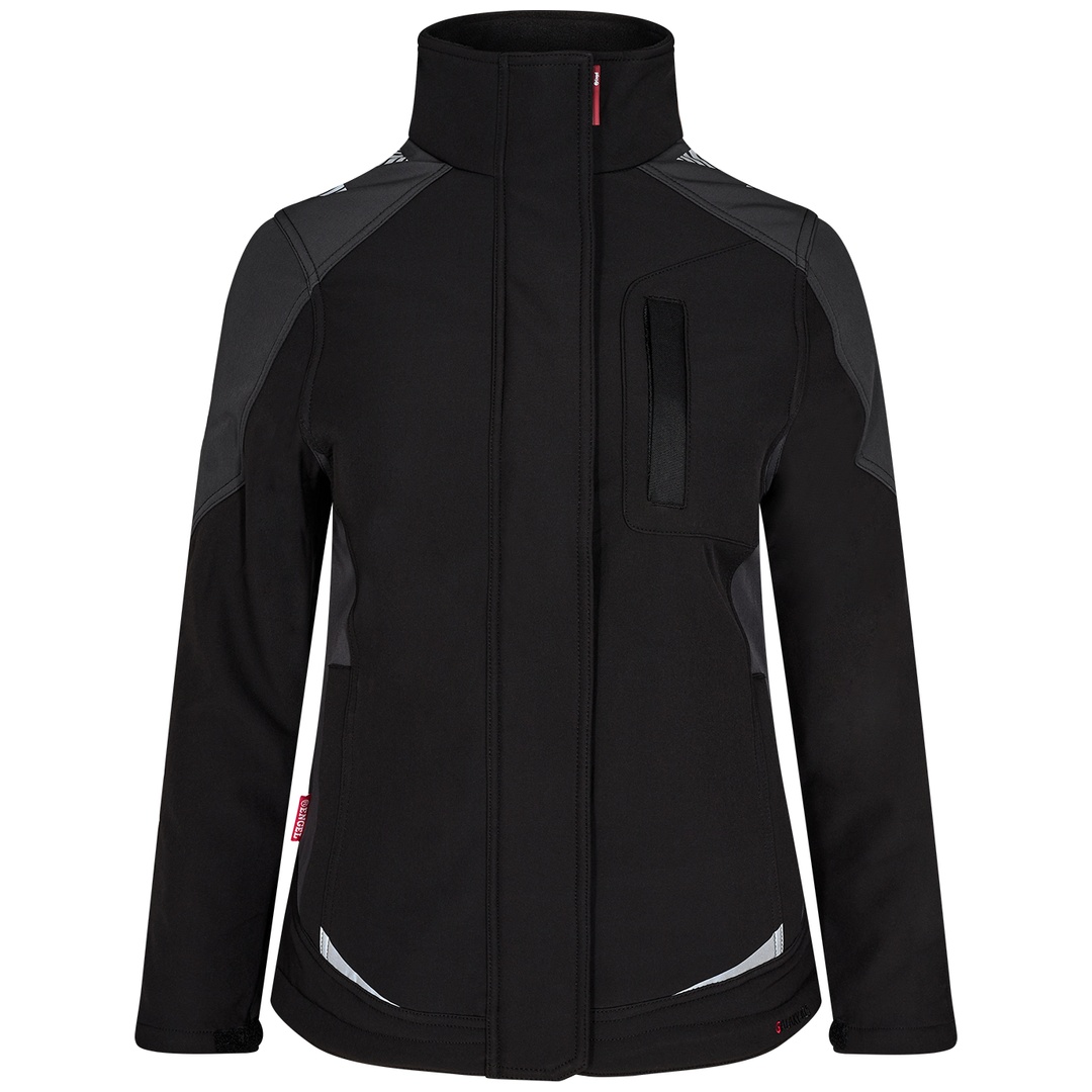 Engel Galaxy Damen-Softshell-Jacke 8815-229 Gr. S Schwarz/Anthrazit Grau