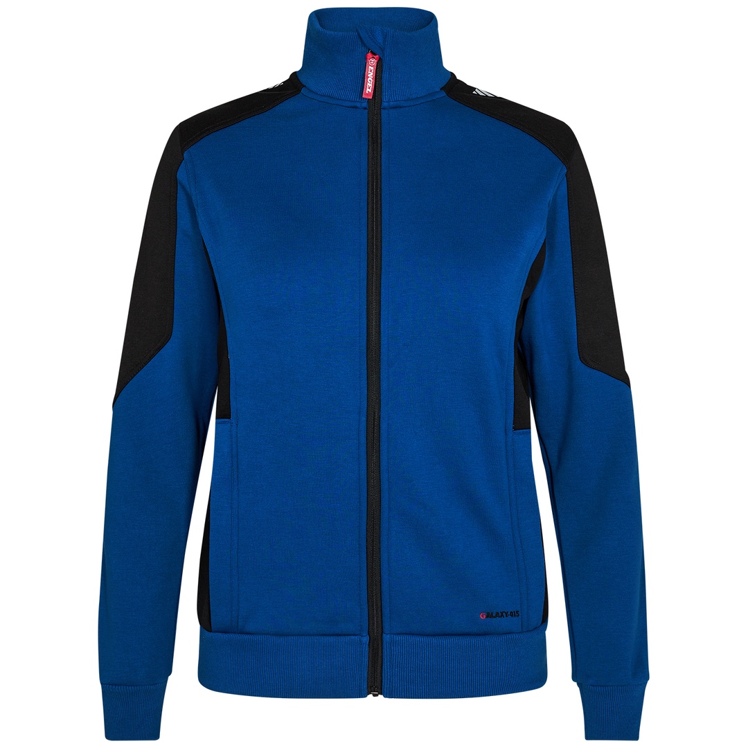 ENGEL Damen Sweatjacke Cardigan Galaxy 8825-233-73720 Gr. XL surfer blue/schwarz