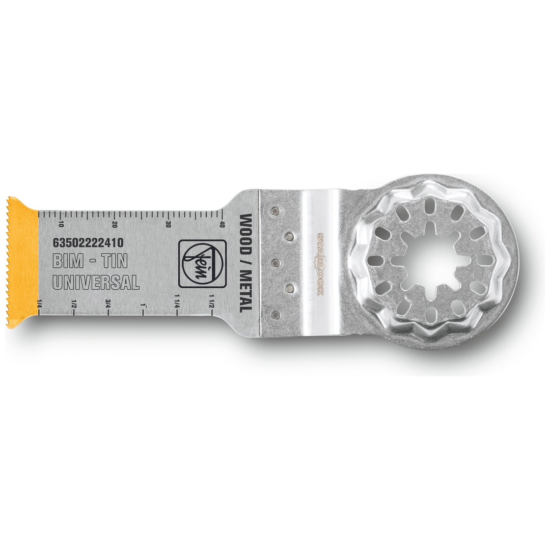 FEIN Sägeblatt E-Cut Bi-Metall mit TiN-Beschichtung, Länge 55 mm, Breite 28 mm, VE 10