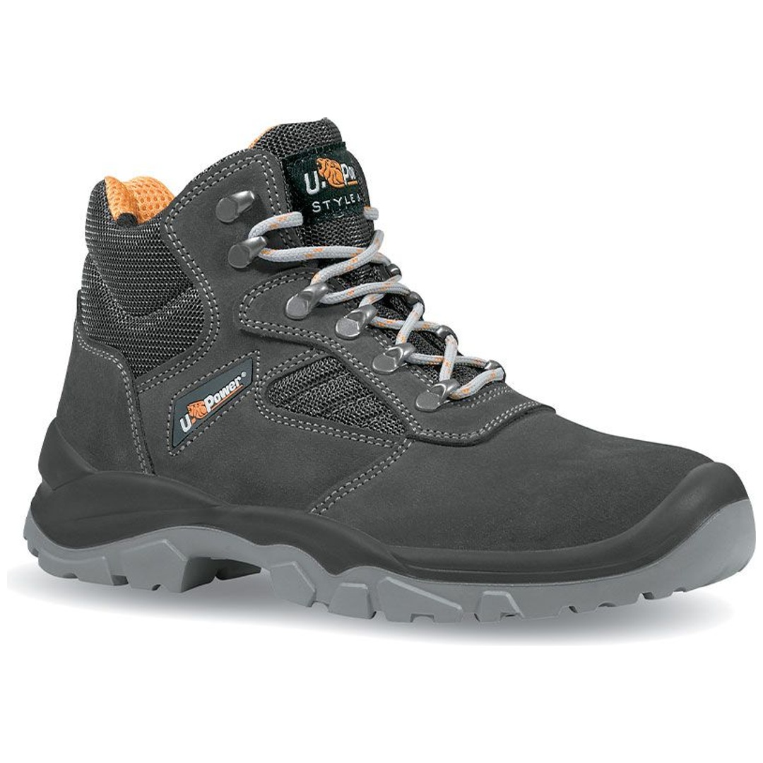 U-Power Sicherheitsstiefel STYLE & BOB REAL S1P FO SR Gr. 39 grau