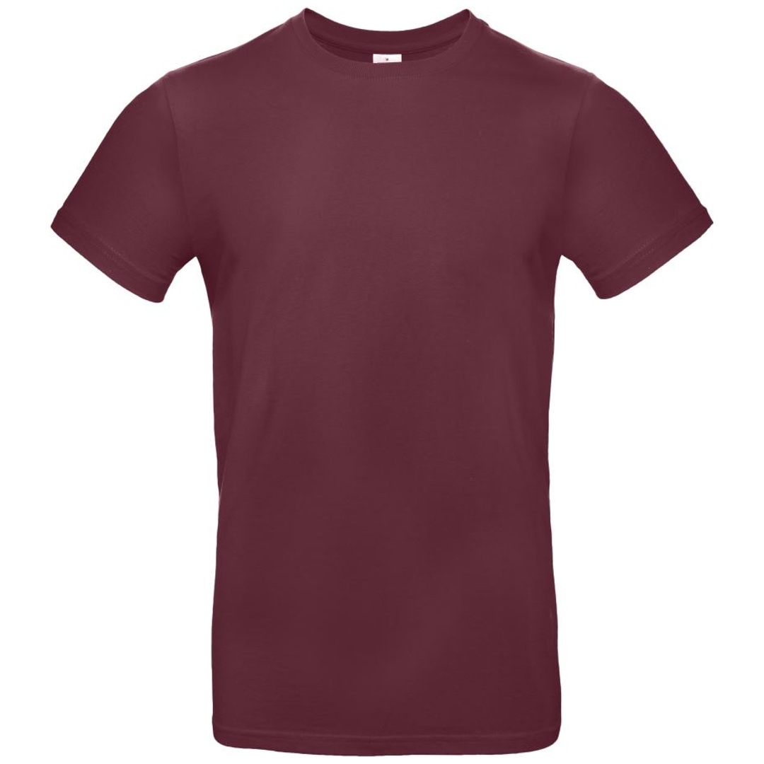 B&C Cotton Classics-01.003T Schweres T-Shirt Gr. M burgundy