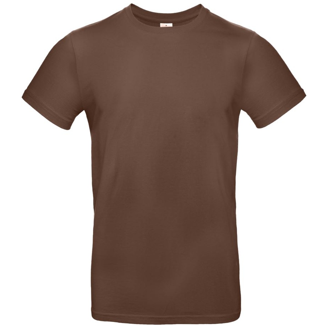 B&C Cotton Classics-01.003T Schweres T-Shirt Gr. S chocolate