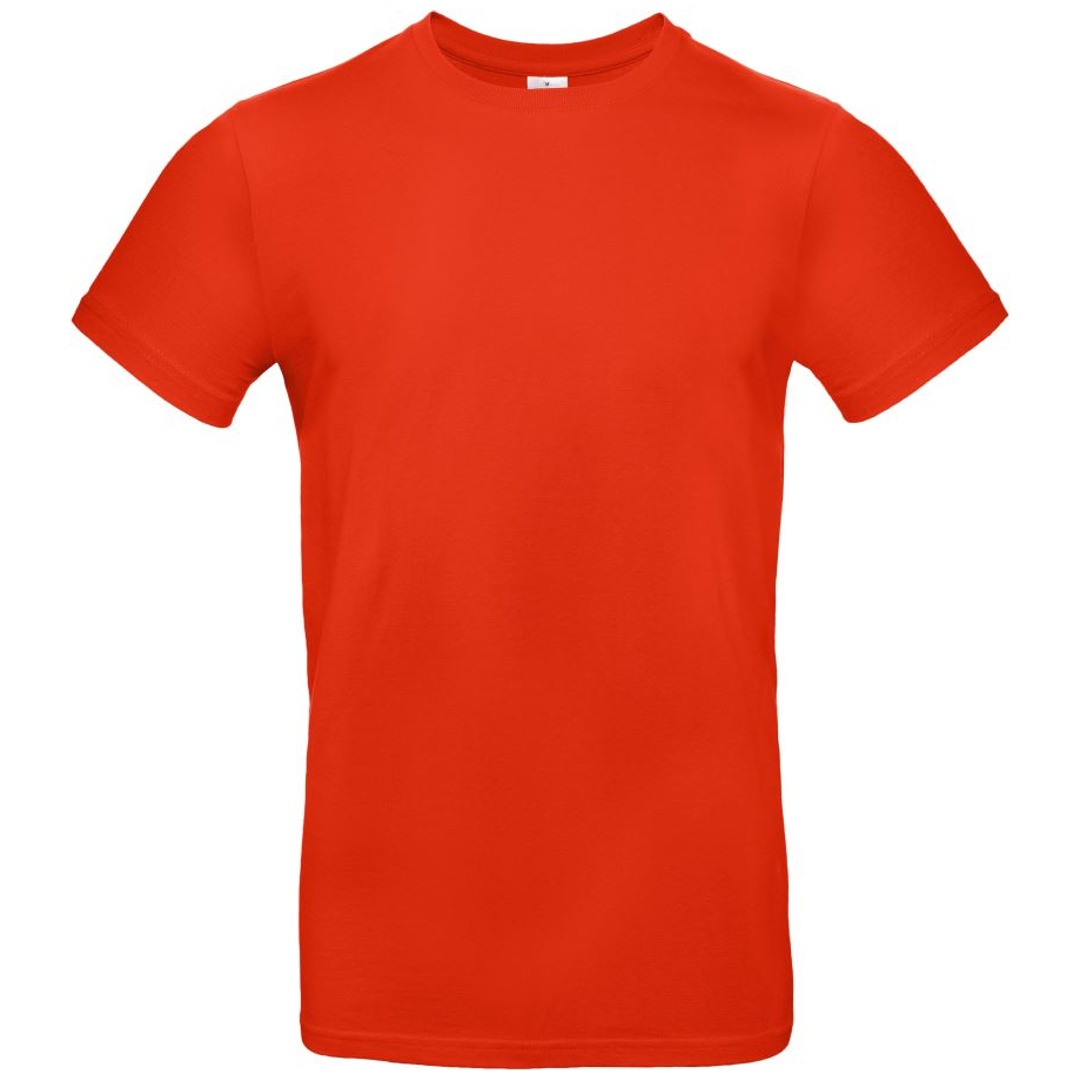 B&C Cotton Classics-01.003T Schweres T-Shirt Gr. XL fire red