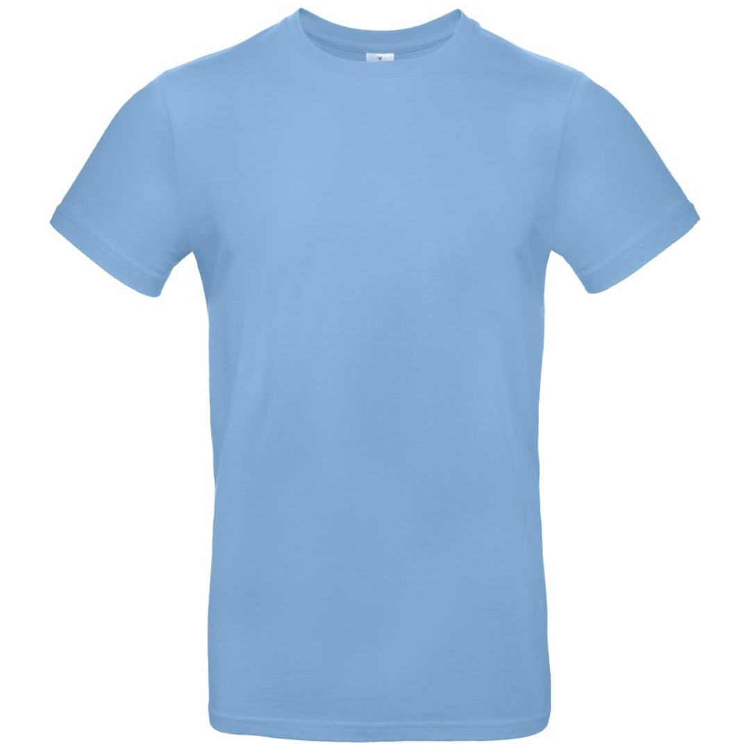 B&C Cotton Classics-01.003T Schweres T-Shirt Gr. 3XL sky blue