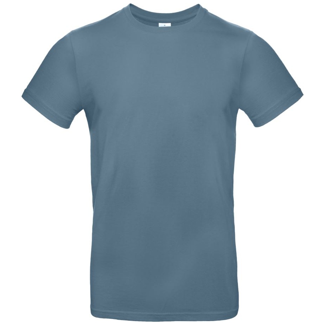 B&C Cotton Classics-01.003T Schweres T-Shirt Gr. XXL stone blue
