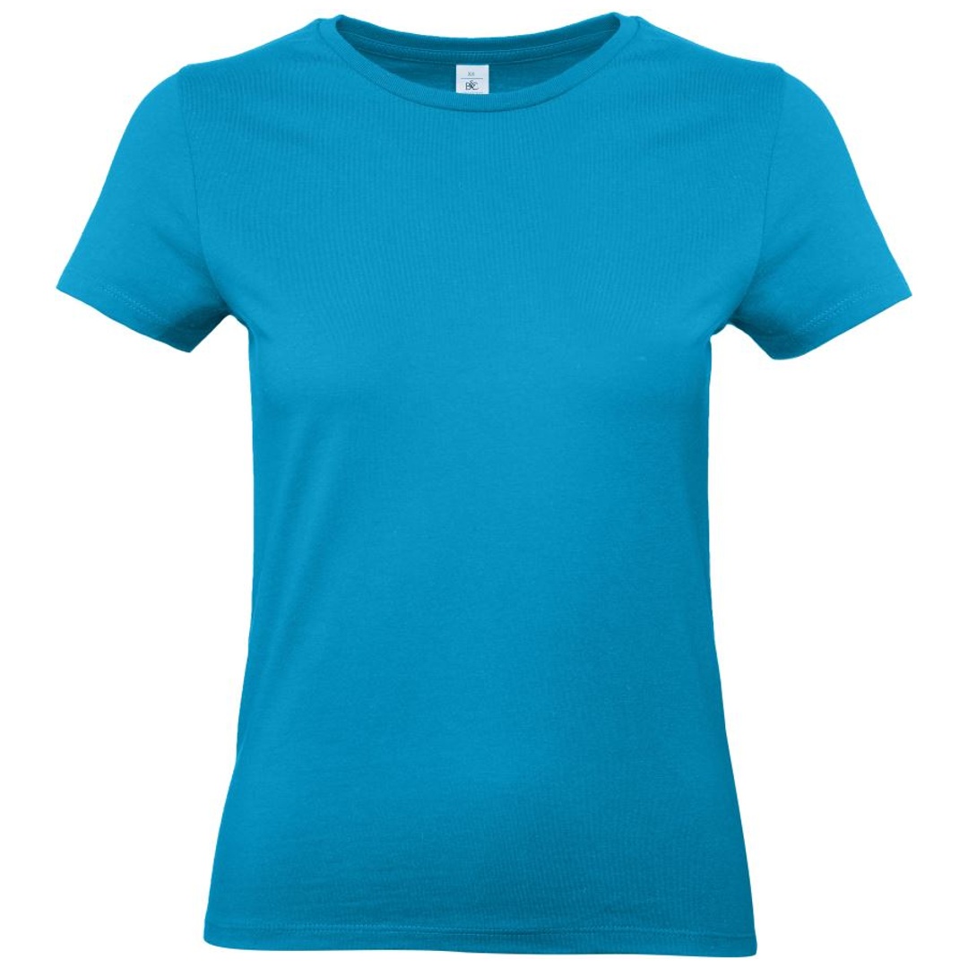 B&C Schweres T-Shirt Damen 01.004T Gr. M atoll