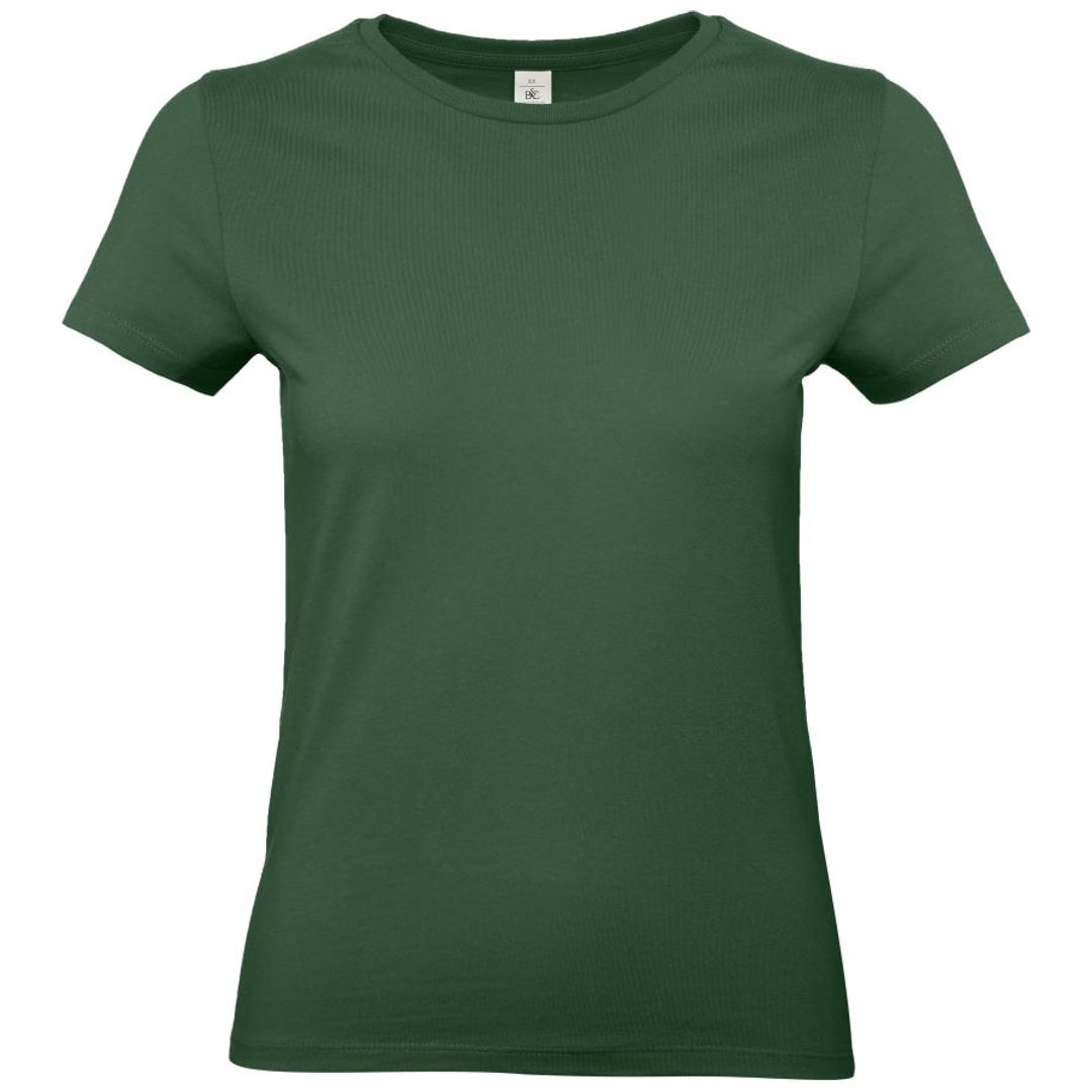 B&C Schweres T-Shirt Damen 01.004T Gr. 2XL bottle green