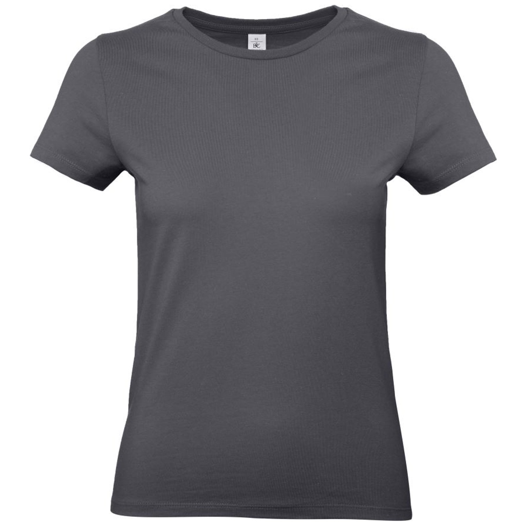 B&C Schweres T-Shirt Damen 01.004T Gr. M dark grey