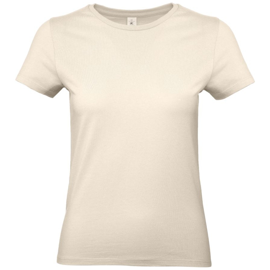 B&C Schweres T-Shirt Damen 01.004T Gr. XS natural