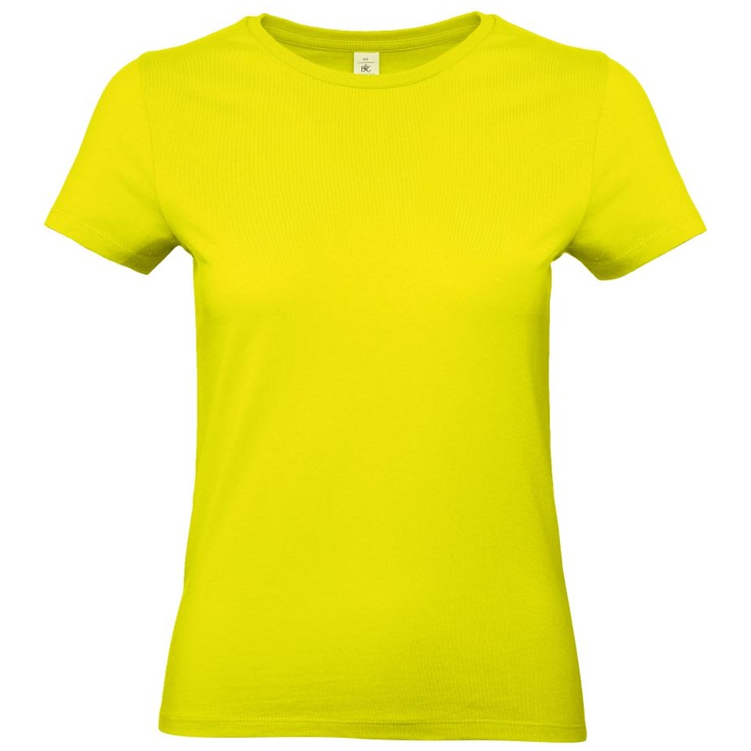 B&C Schweres T-Shirt Damen 01.004T Gr. XS pixel lime