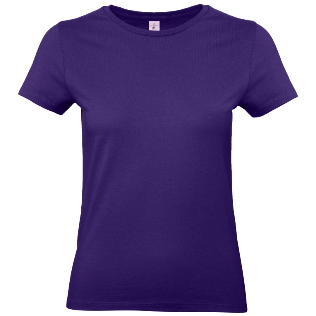 B&C Schweres T-Shirt Damen 01.004T Gr. L radiant purple