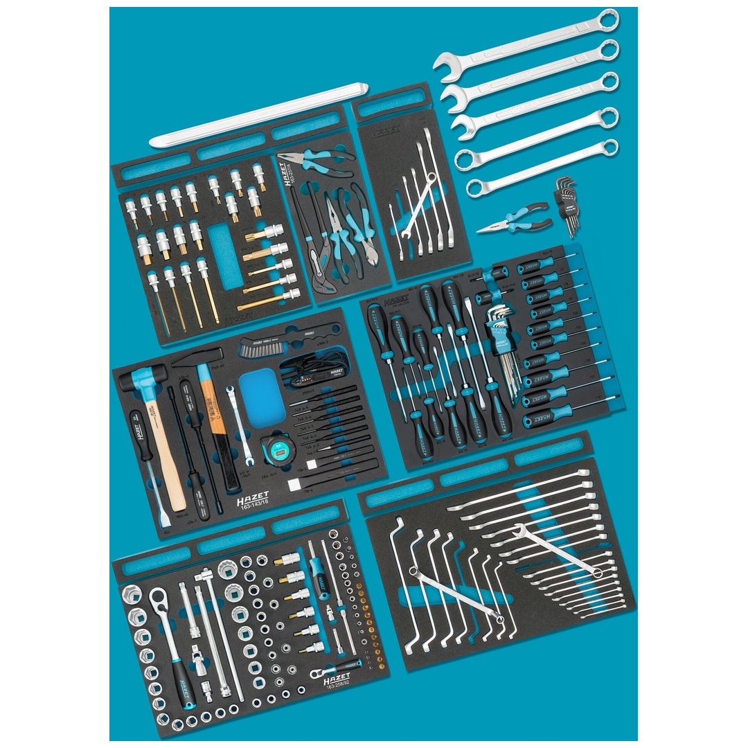 Hazet Standard Sortiment für AUDI 0-2500-163/214, 214-tlg.