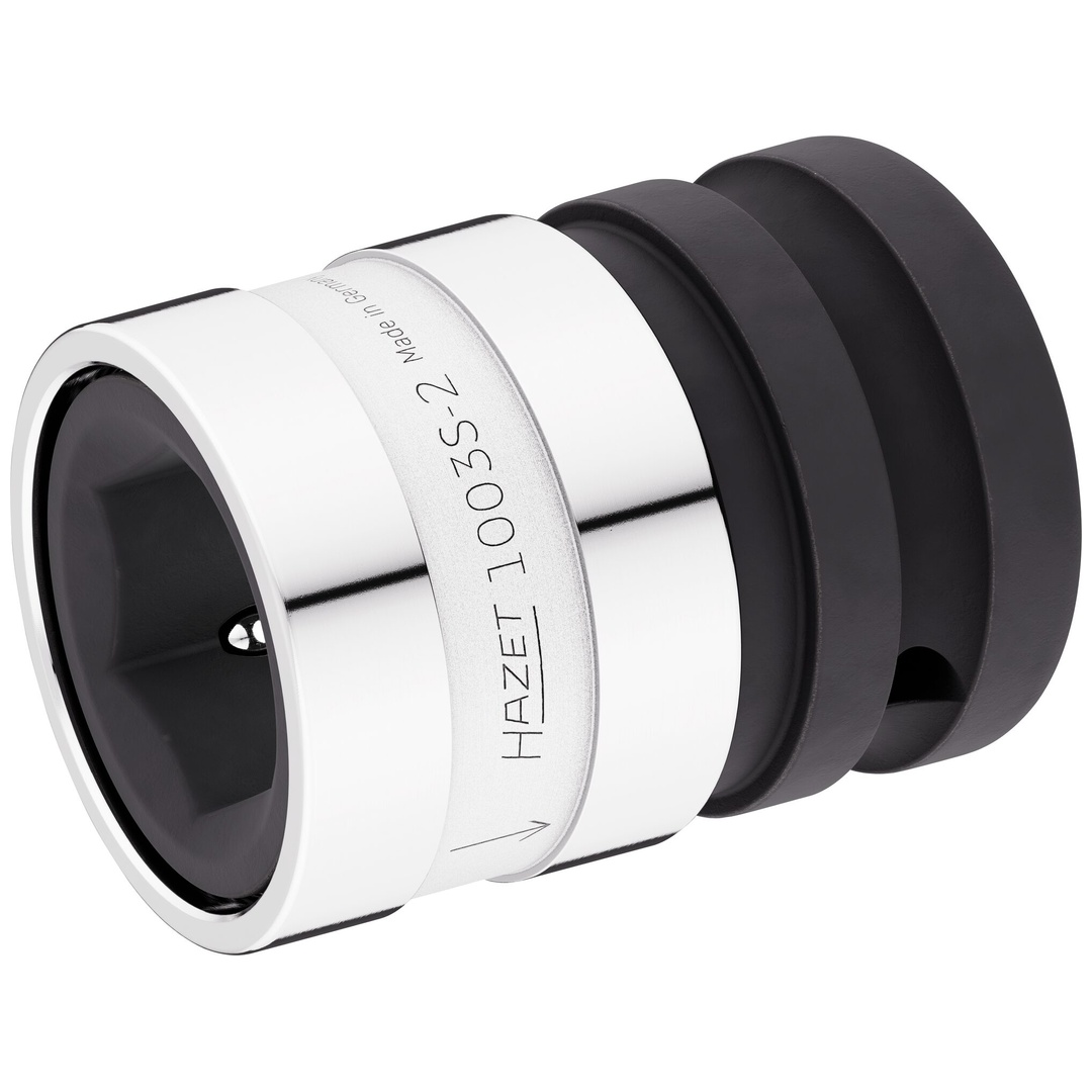 Hazet Schlag-Maschinenschrauber Schnellwechseladapter 1003S-2, 3/4 (20 mm) Vierkant hohl, Innen Sechskant Profil, Länge 54 mm