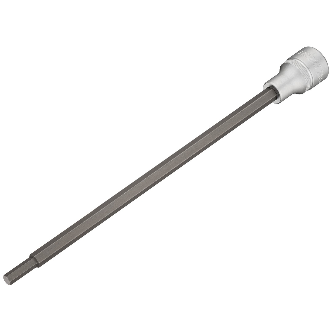 Hazet Saugrohr Schraubendreher-Steckschlüsseleinsatz 2584-1, 1/2 (12,5 mm) Vierkant hohl, Innen Sechskant Profil, SW 6 mm