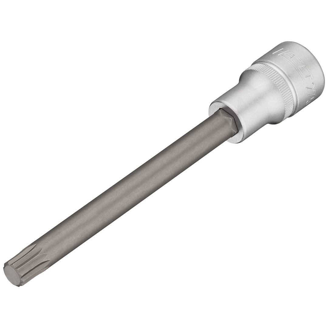 Hazet Zylinderkopf Schraubendreher-Steckschlüsseleinsatz 2751, 1/2 (12,5 mm) Vierkant hohl, Innen Vielzahn Profil XZN, SW M10
