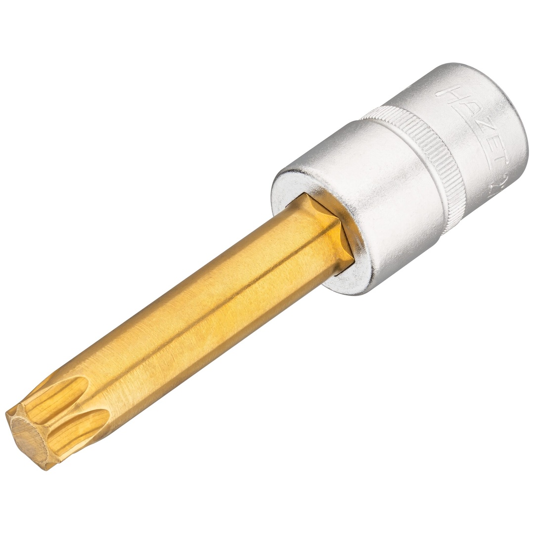 Hazet Kardanwelle TX Schraubendreher-Einsatz 2756-T60, 1/2 (12,5 mm) Vierkant hohl, Innen TX Profil, SW T60