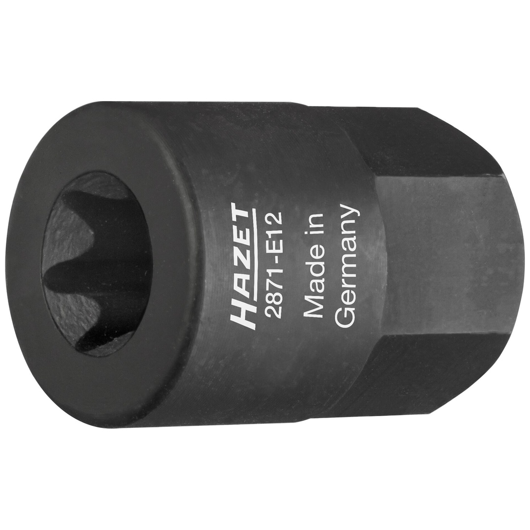 Hazet Turbolader/Krümmer Einsatz 17 mm Außen-Sechskant, Außen TX Profil, SW E12