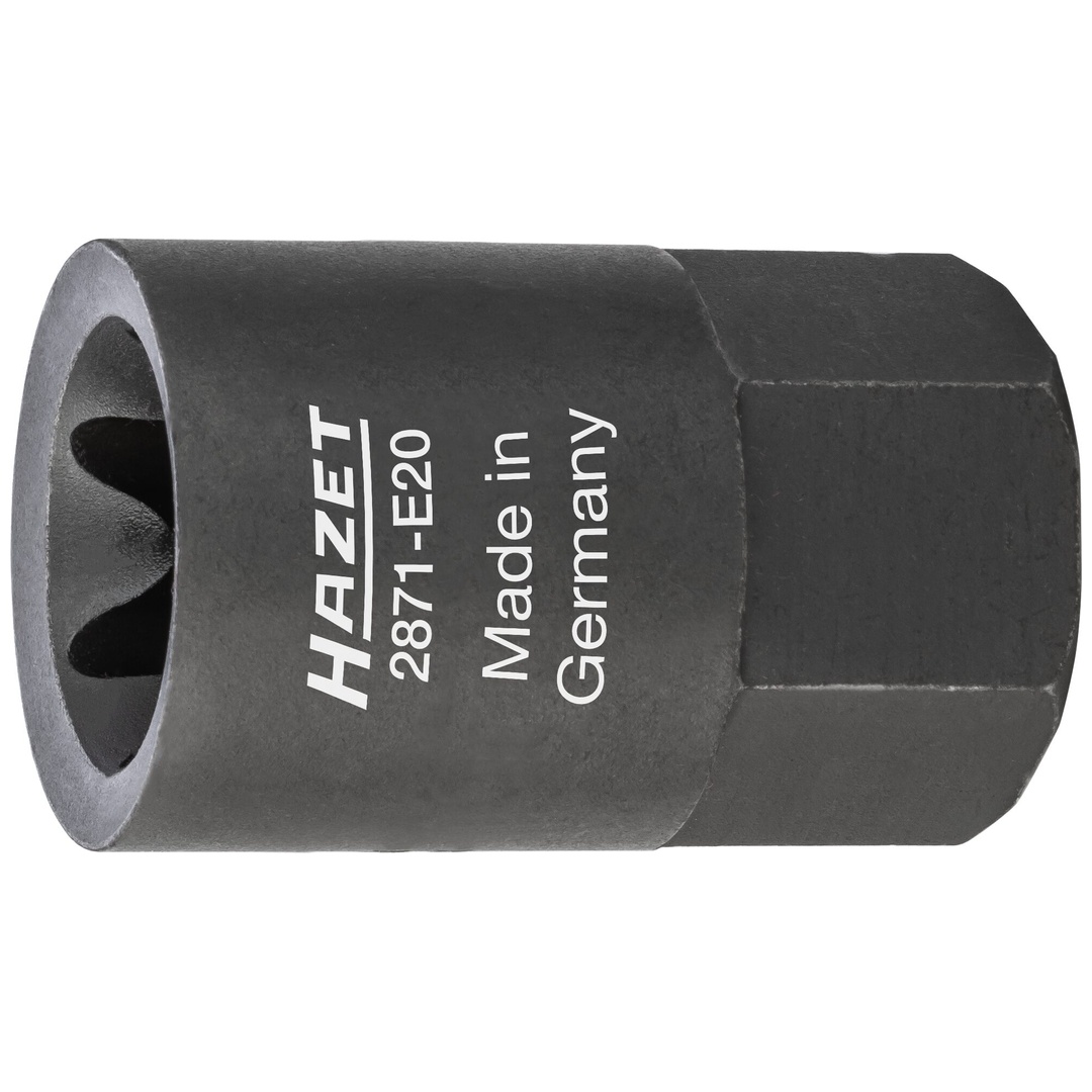 Hazet Bremssattel Einsatz 22 mm Außen-Sechskant, Außen TX Profil, SW E20