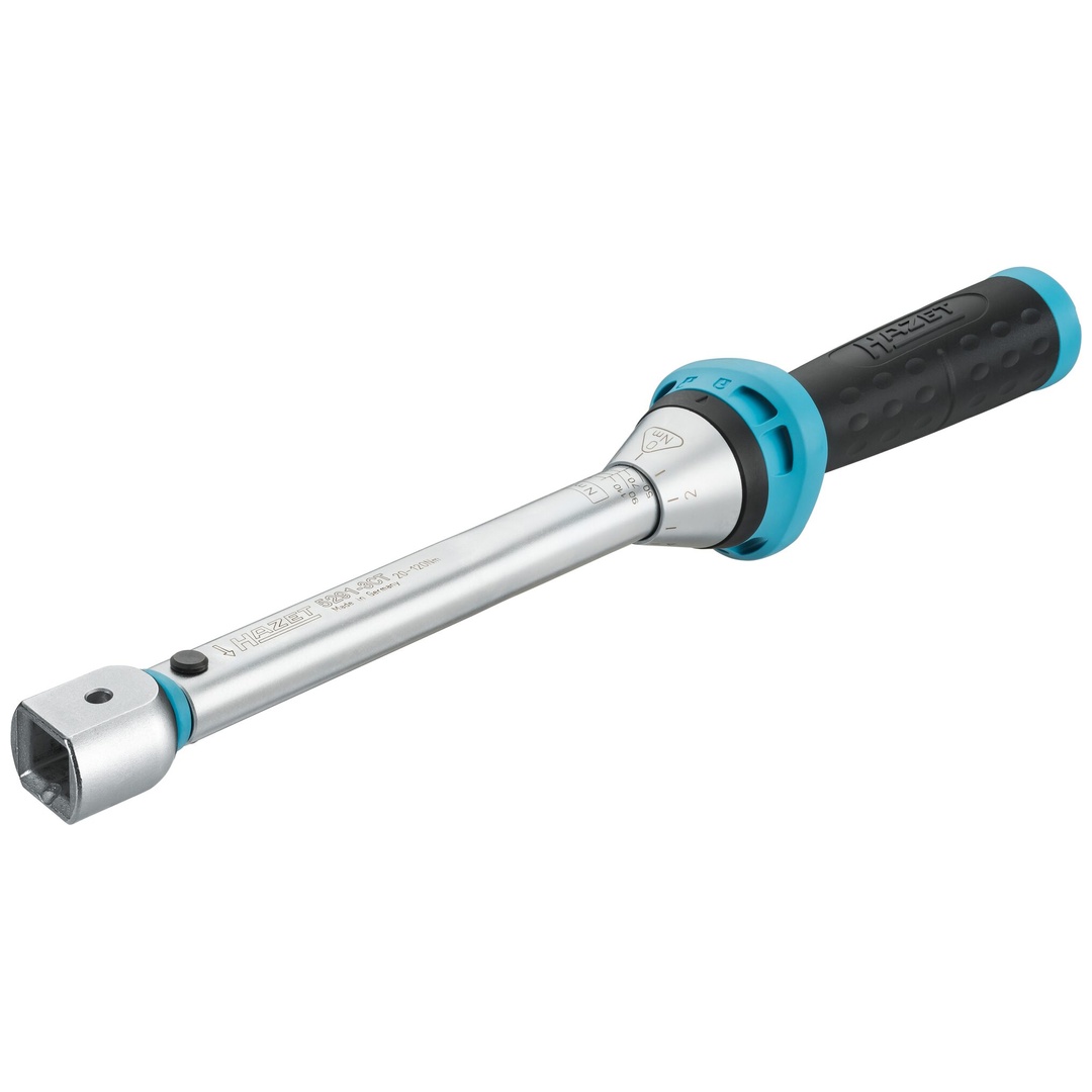 Hazet Drehmomentschlüssel 20 - 120 Nm, Genauigkeit: 3%, 14 x 18 mm Einsteck-Vierkant hohl, Länge 395 mm