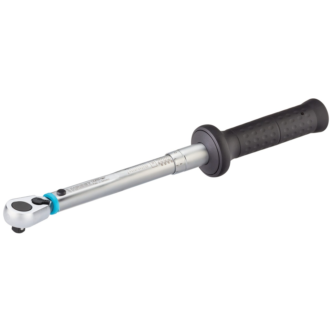 Hazet Drehmomentschlüssel, US-STANDARD 27.1 - 135.6 Nm, lbf: 20 - 100 lbf.ft Genauigkeit: 3%, 3/8 (10 mm) Vierkant massiv, Länge 390 mm